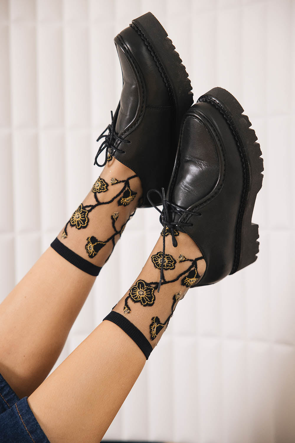 Chaussettes transparentes, Atelier st eustache