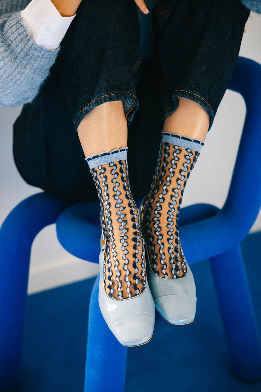 Chaussettes transparentes, Atelier st eustache