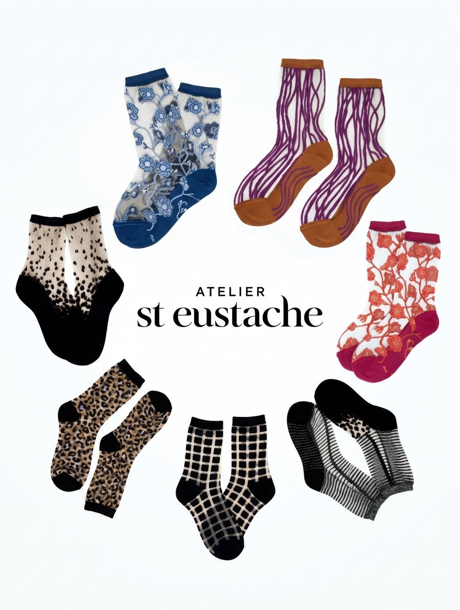 Chaussettes transparentes, Atelier st eustache