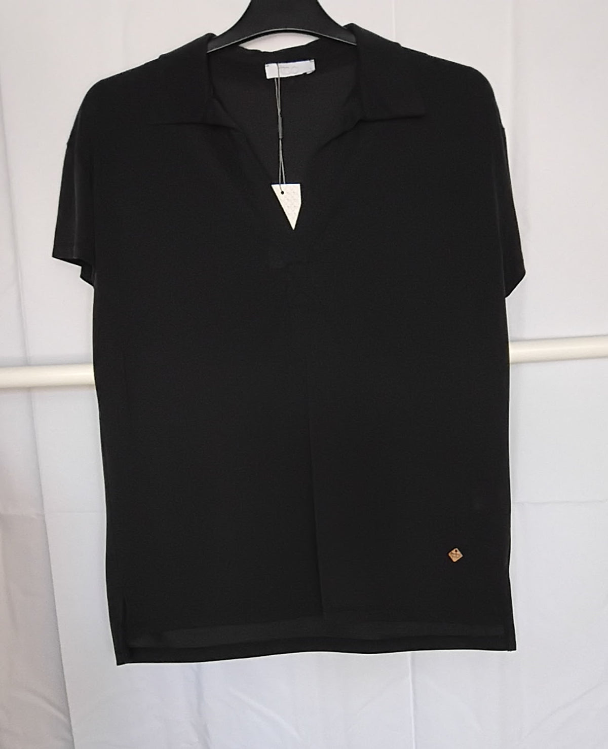 Polo à manches courtes · Modal 70% · Grande taille · du L au GG · Noir ou Beige