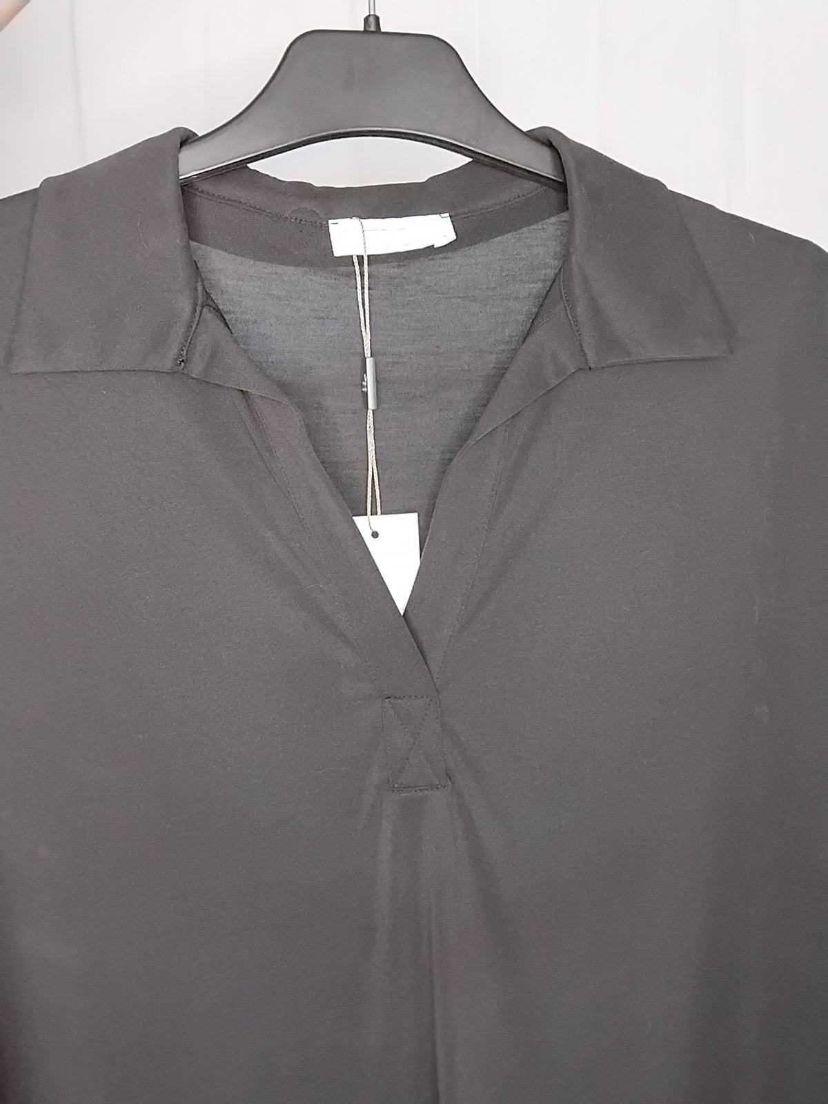 Polo à manches courtes · Modal 70% · Grande taille · du L au GG · Noir ou Beige
