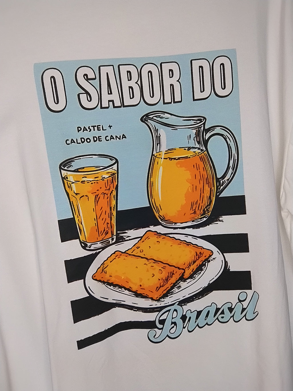 T-shirt "O Sabor do Brasil" · Col rond · Manches courtes · T44-52