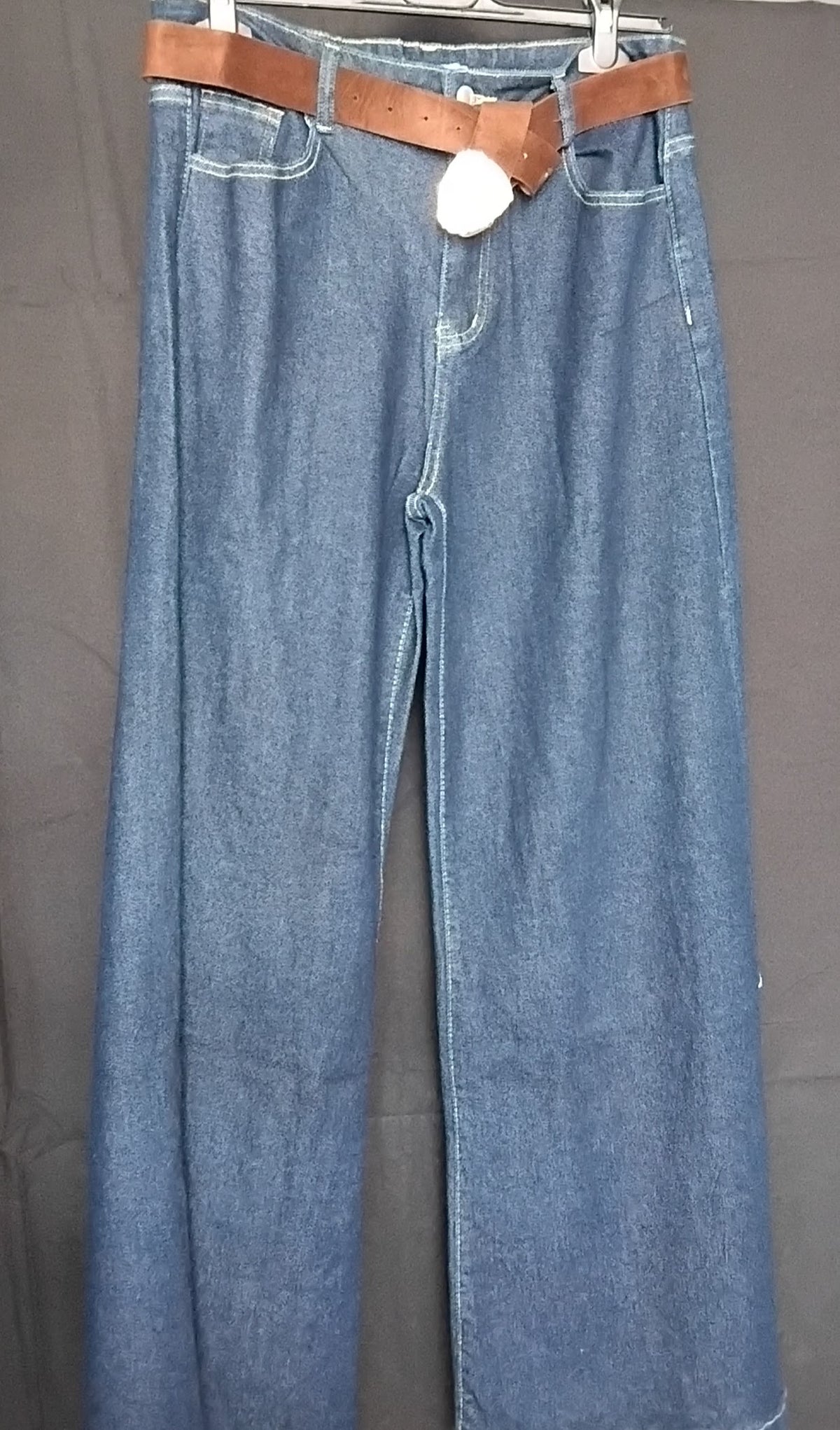 Jean flare taille haute coupe évasée - XL
