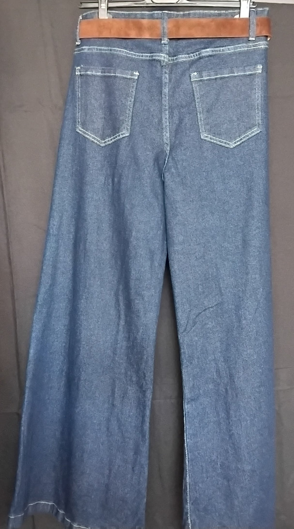 Jean flare taille haute coupe évasée - XL
