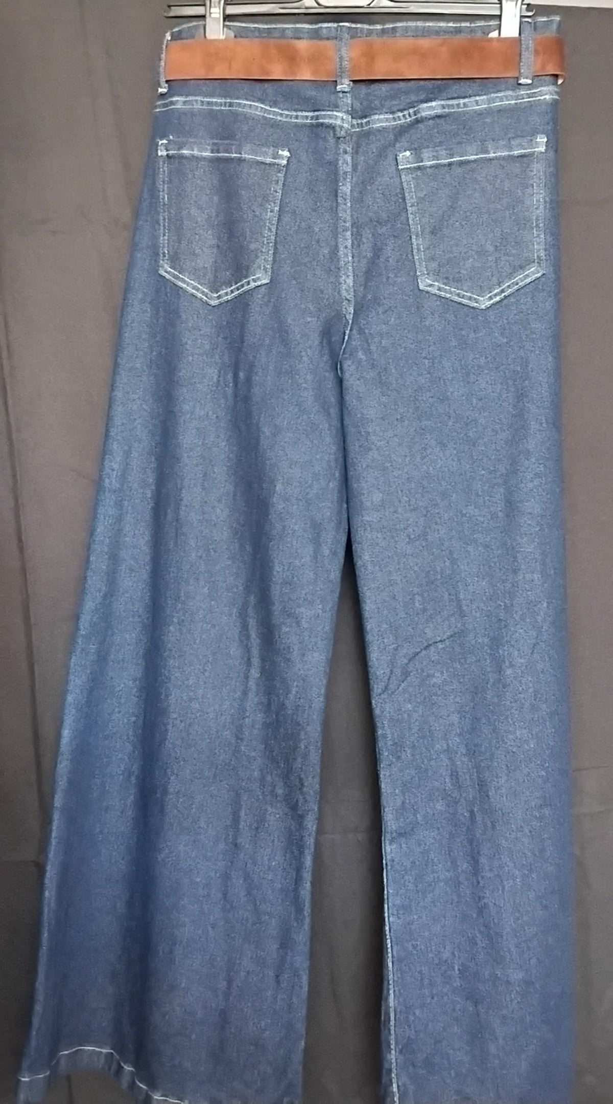 Jean flare taille haute coupe évasée - XL