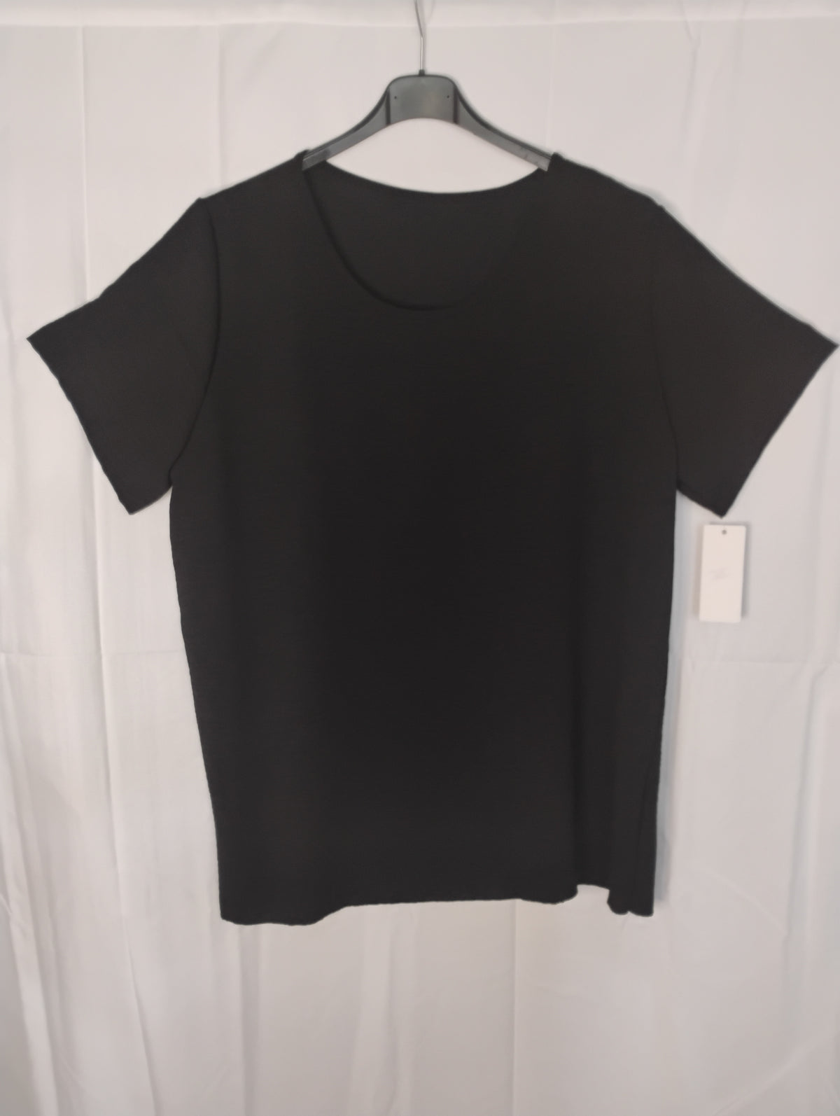 Blouse fluide · Col rond · Manches courtes · 14 couleurs · TU48-54