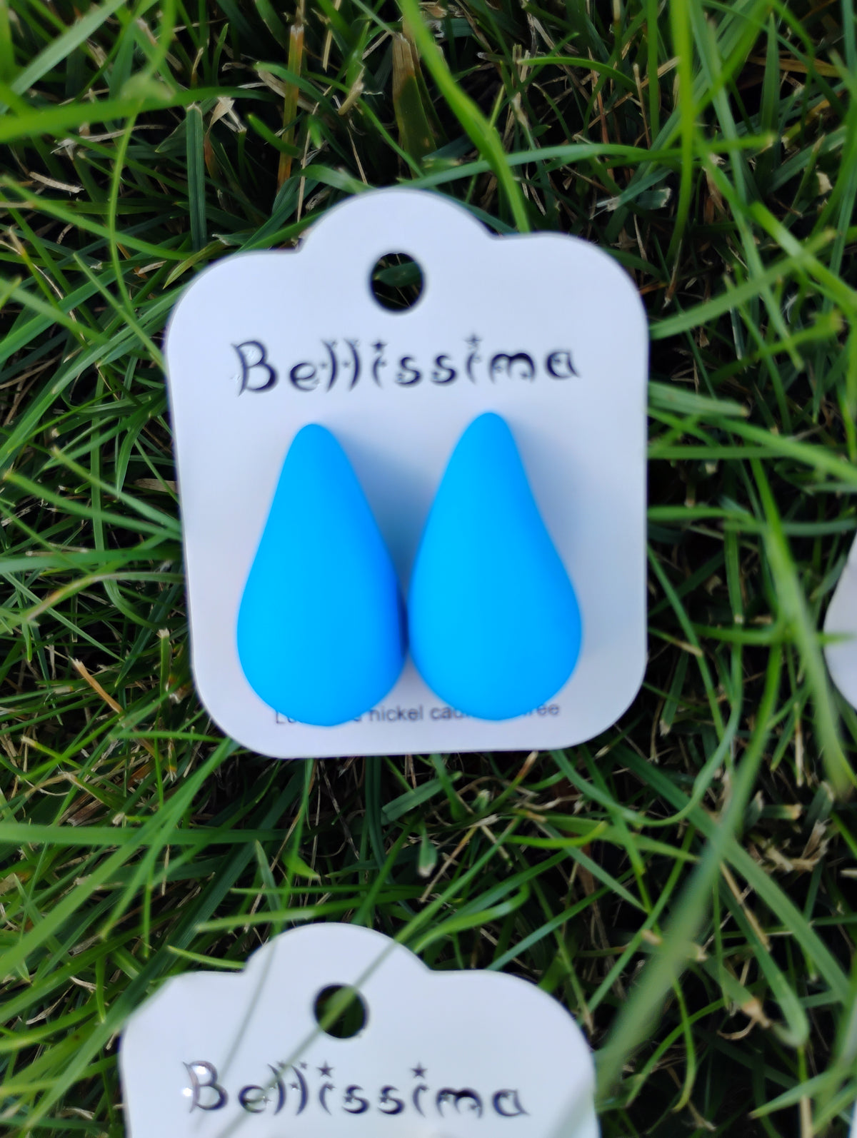 Boucles d'oreilles goutte · Effet mat vif · 8 couleurs · 3 cm