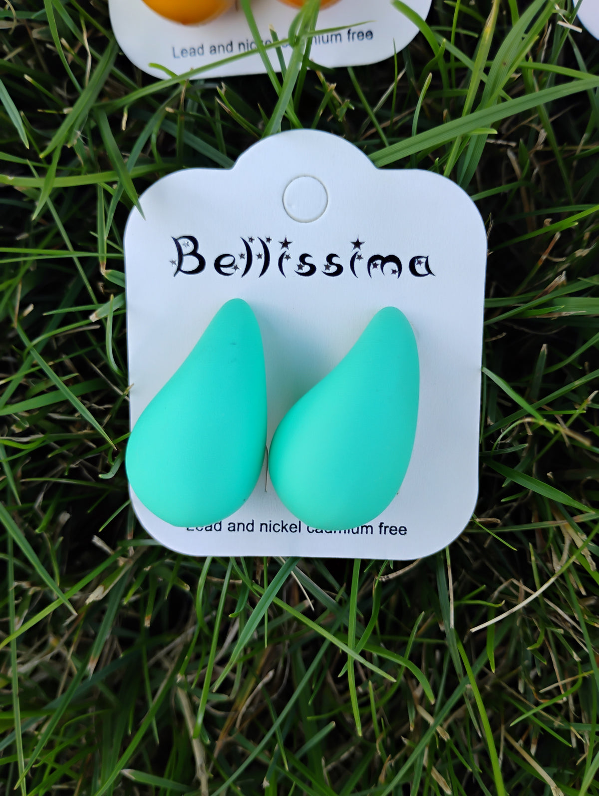 Boucles d'oreilles goutte · Effet mat vif · 8 couleurs · 3 cm