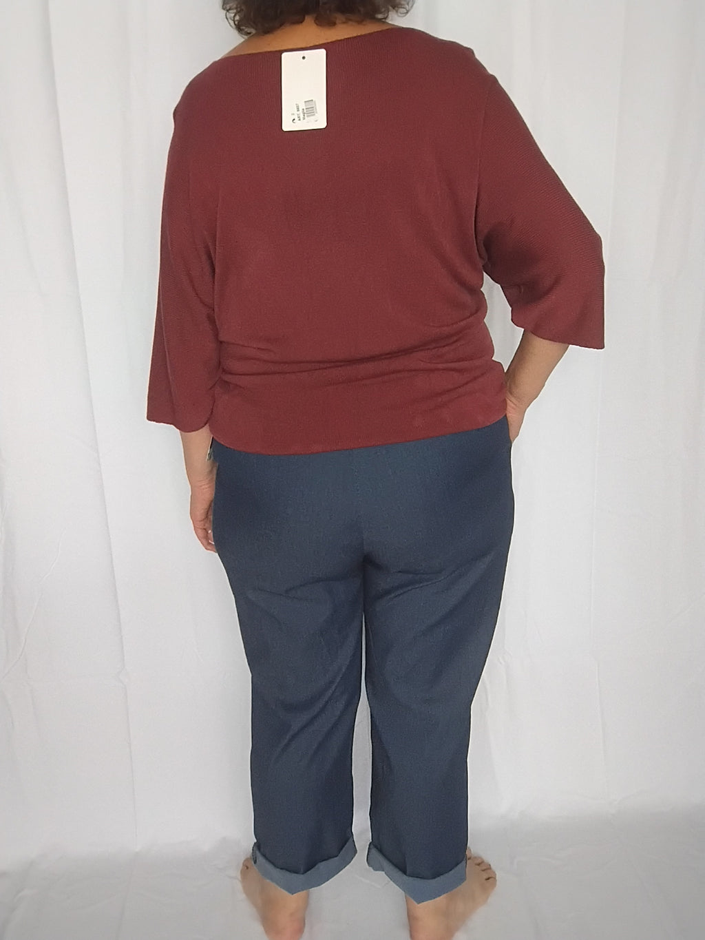 Pantalon denim léger coupe droite - Taille 3XL