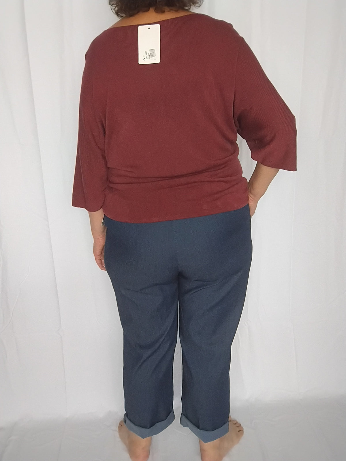 Pantalon denim léger coupe droite - Taille 3XL