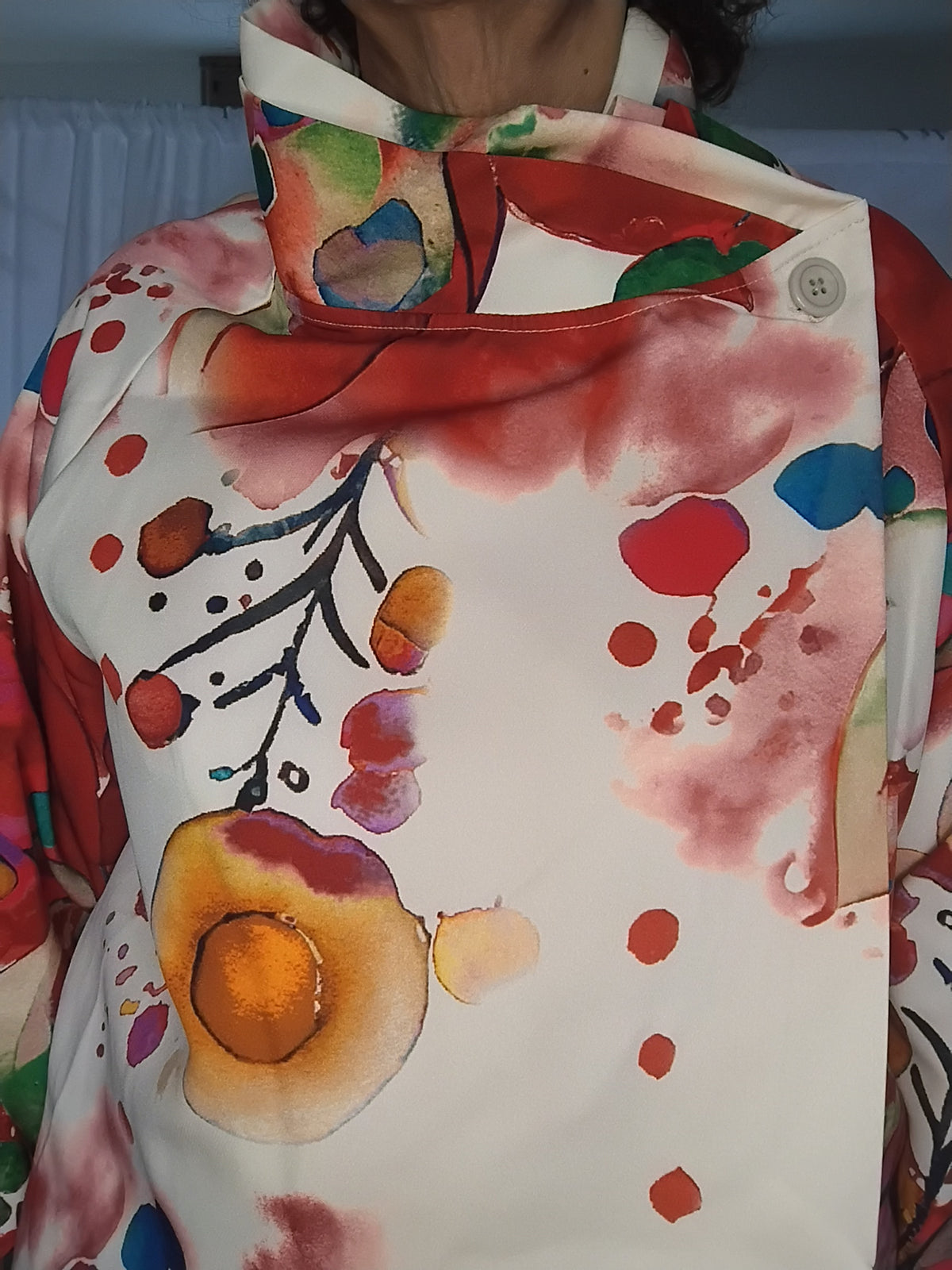 Veste déstructurée multicolore - Taille 46 à 50