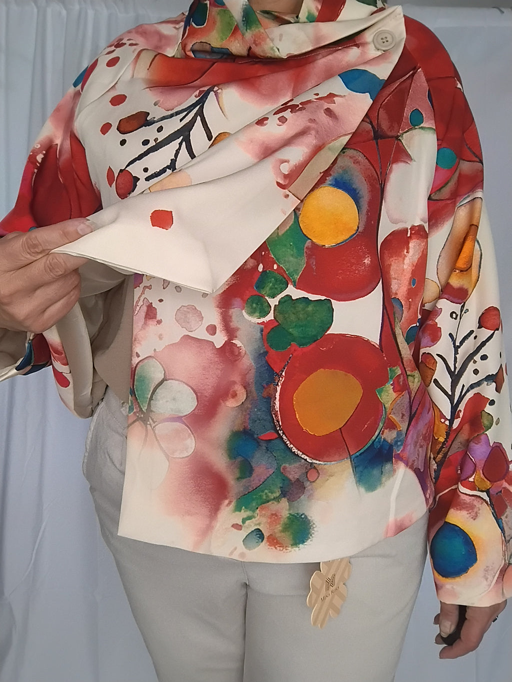 Veste déstructurée multicolore - Taille 46 à 50