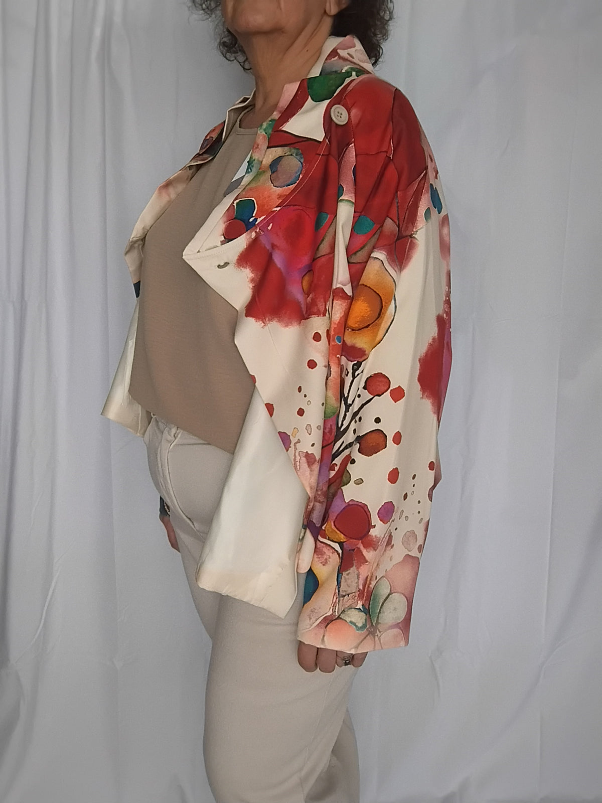 Veste déstructurée multicolore - Taille 46 à 50