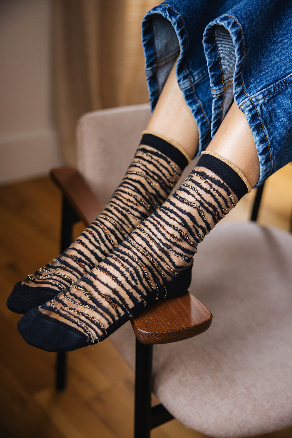 Chaussettes transparentes, Atelier st eustache