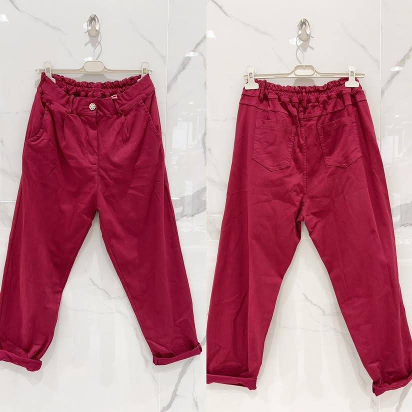 Pantalon magique · TU 40-50 · Coton & Viscose extensible · 15 couleurs