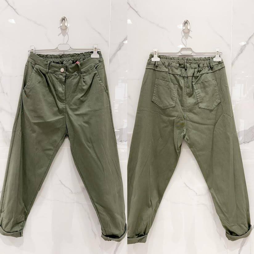 Pantalon magique · TU 40-50 · Coton & Viscose extensible · 15 couleurs