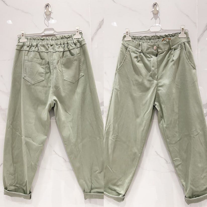 Pantalon magique · TU 40-50 · Coton & Viscose extensible · 15 couleurs