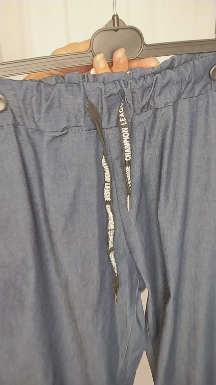 Pantalon denim léger coupe droite - Taille 3XL