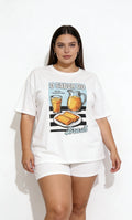 T-shirt "O Sabor do Brasil" · Col rond · Manches courtes · T44-52